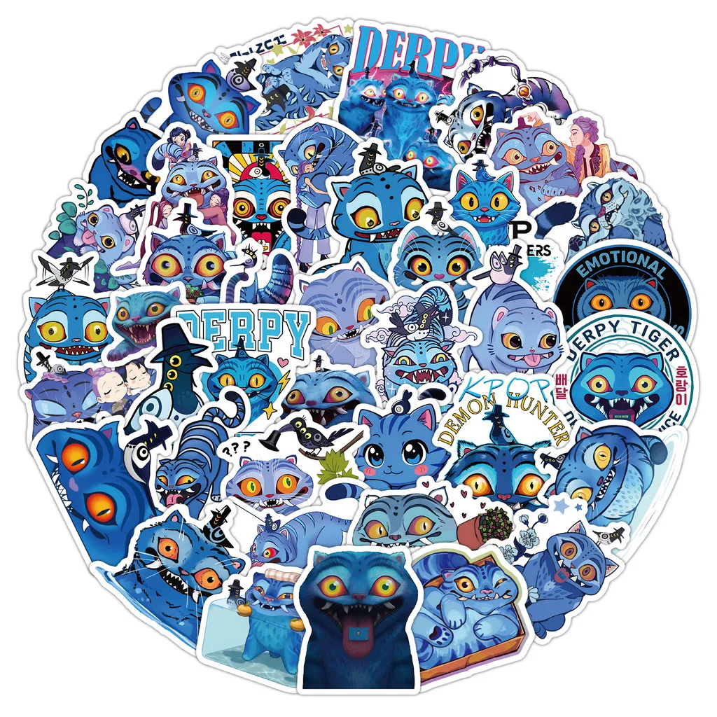 51 Pezzi Witch Hunter Group Adesivi a Tema Derpy - Simpatiche Decalcomanie Decorative per Diari, Custodie per Cellulari Laptop AnimeWorlds Store