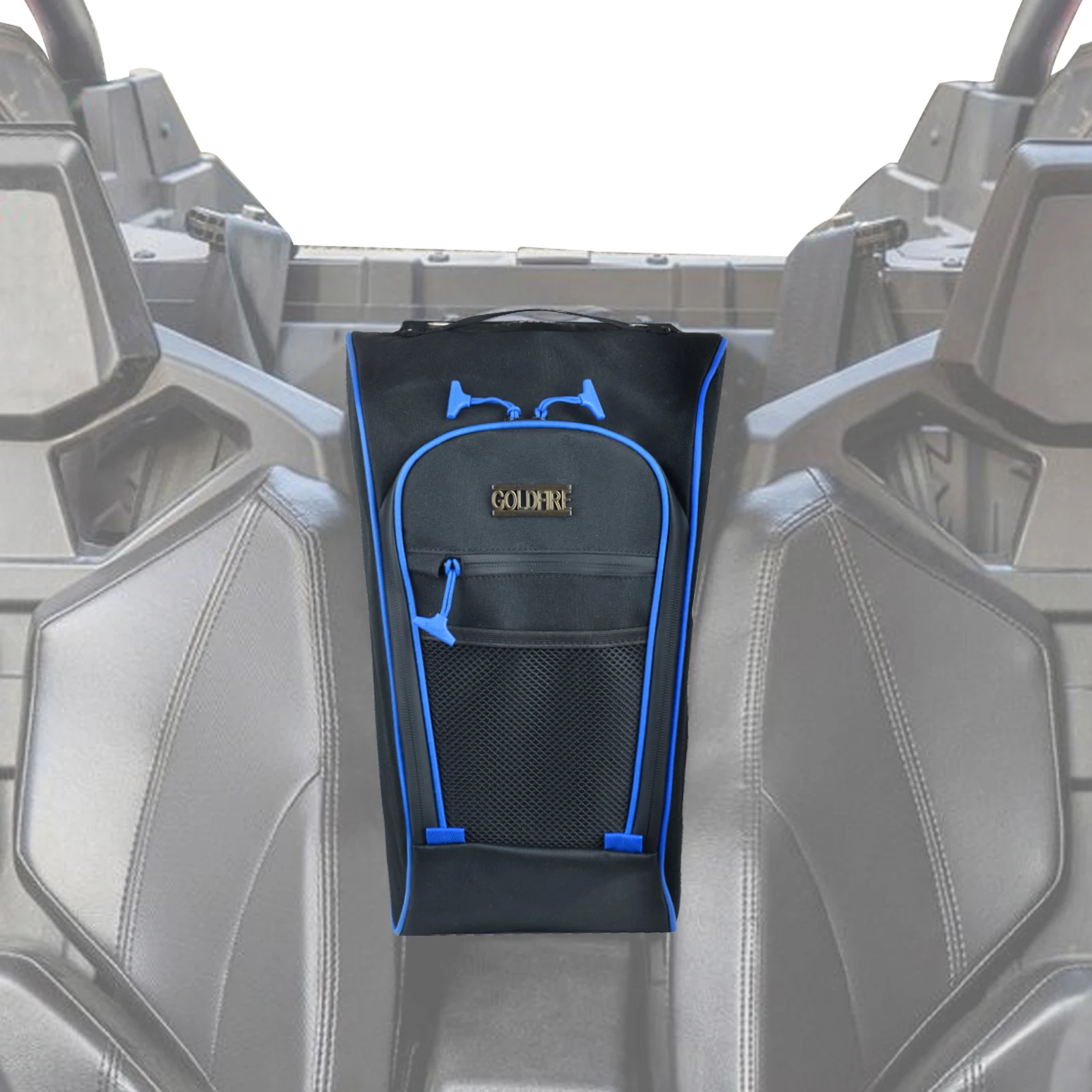 Waterproof 1680D UTV Accessories Cab Pack Center Seat Bag Organizer Storage Bag Fit For UTV Polaris RZR PRO XP 2020-2021