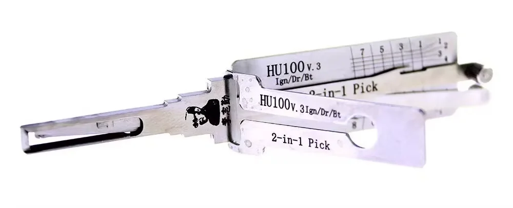 Lishi Pick 2in1 HU100 HU100(10) Werkzeug Schlosserwerkzeug für Buick FÜR Chevrolet – Detail 2