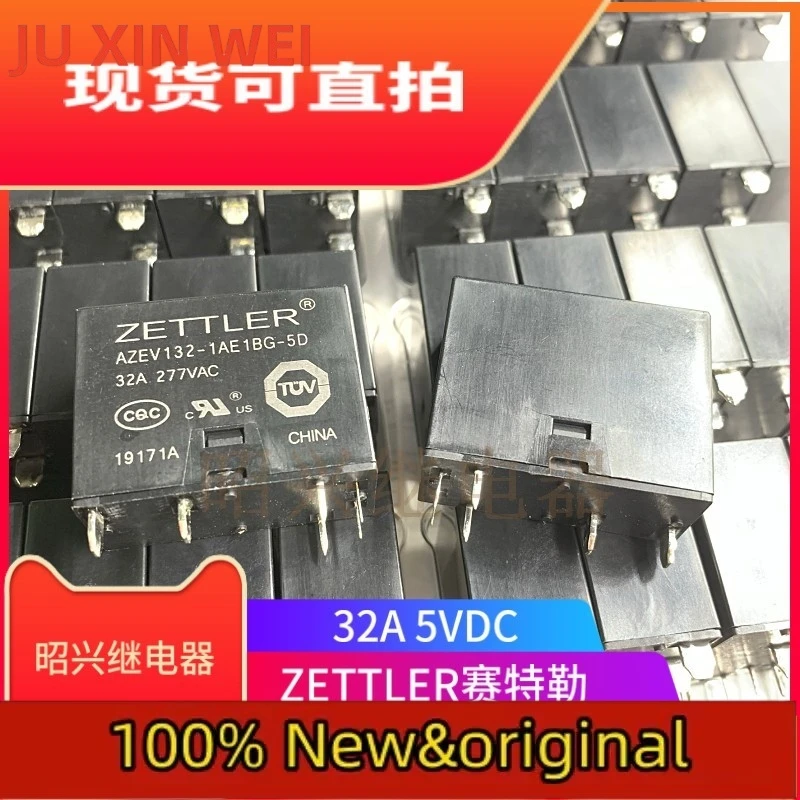 

Новое оригинальное реле ZETTLER AZEV132-1AE1BG-5D 5VDC 32A, 6 контактов