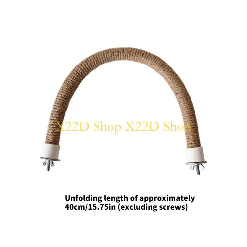 X22D Bird Grinding Scratchers Swing Stand for Parrots Conure Budgies Toy Cage Mount view 6