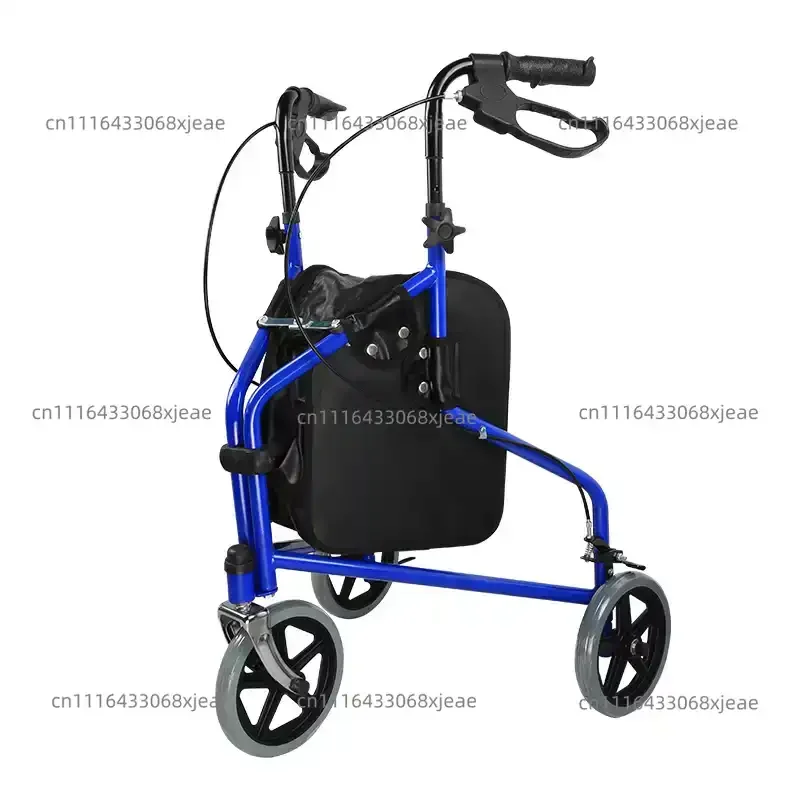 3-Wheel foldable multi-function trolley for mobility support