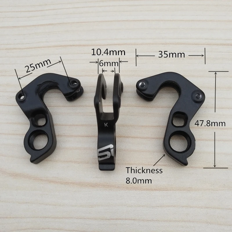 1pc peças de bicicleta engrenagem desviador cabide para cannondale estrada caad10 super x evo synapse quadro carbono kp158 chapter2 mech abandono