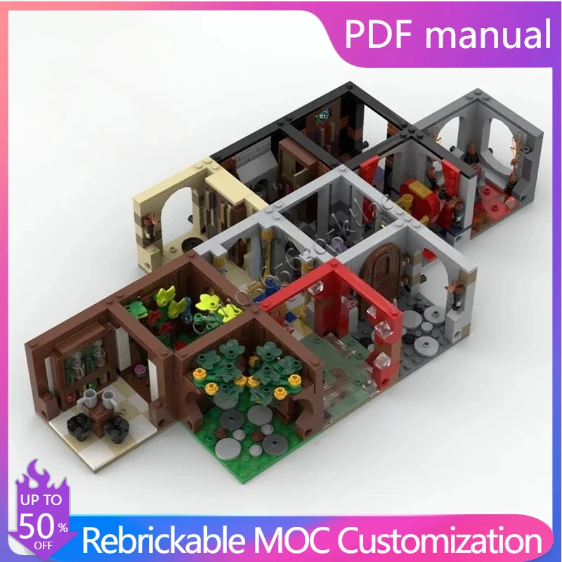 989pcs Magic Guardian War Dungeons And Dragons Vignettes Building Blocks Monster Bricks Model Assembly  Kids presents Moc-66765