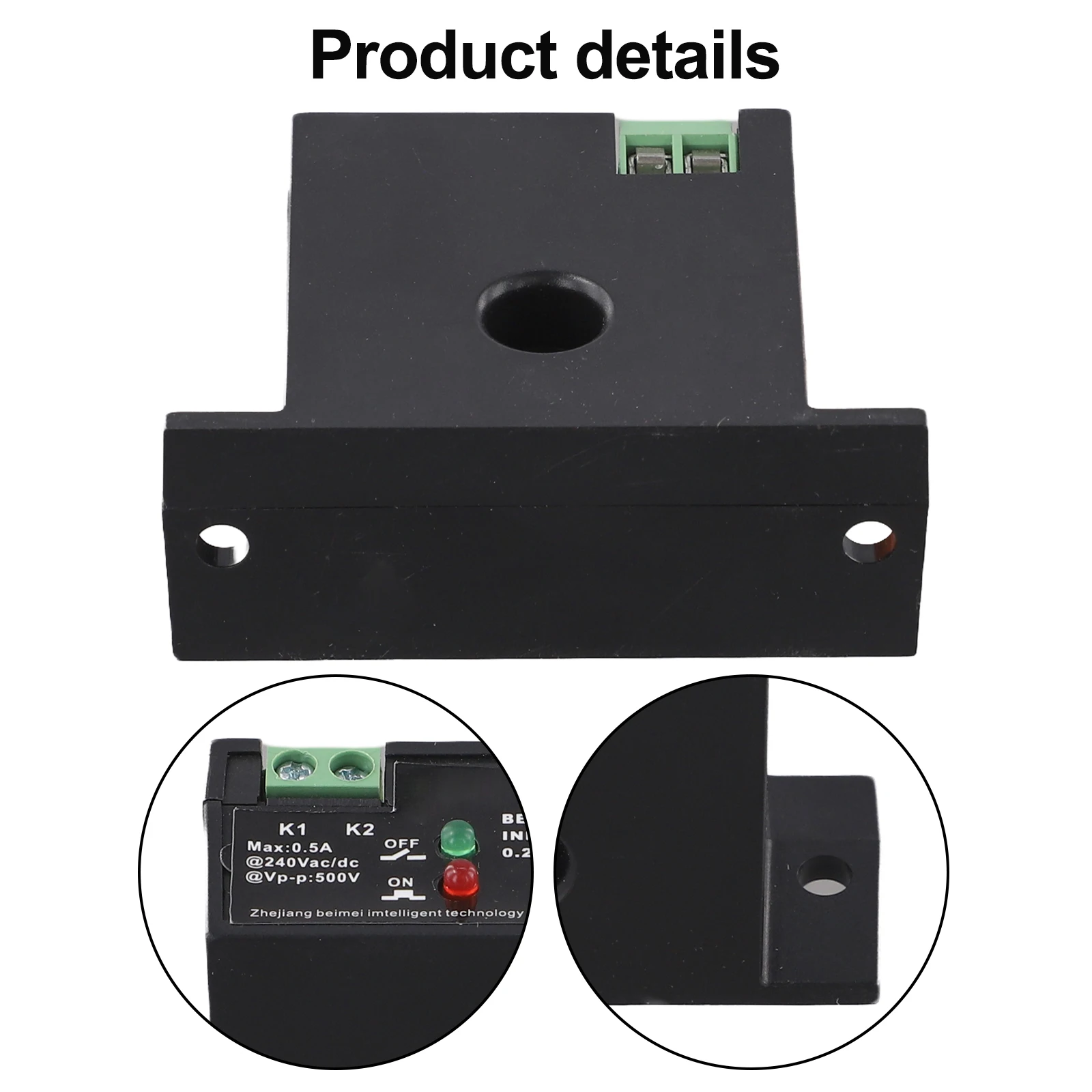 

Flameproof Switch Current Detection Device 80*70*50 Mm AC Current Switch Safety Detection Technology Self-Powered Operation