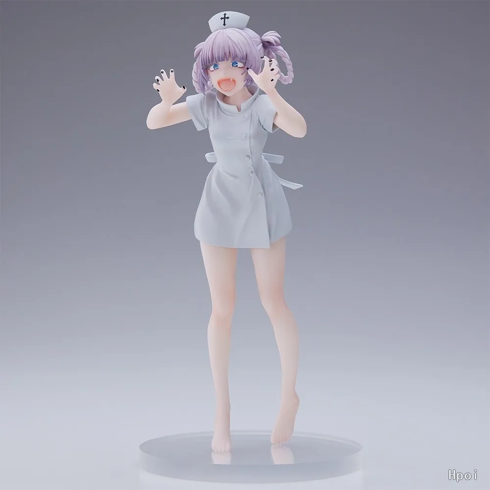 19.5 CM Anime Yofukashi No Uta Nanakusa Nazuna Figura Infermieri Vestito Carino Modello di Animazione Collezione di Giocattoli Decorazione Ornamenti PVC