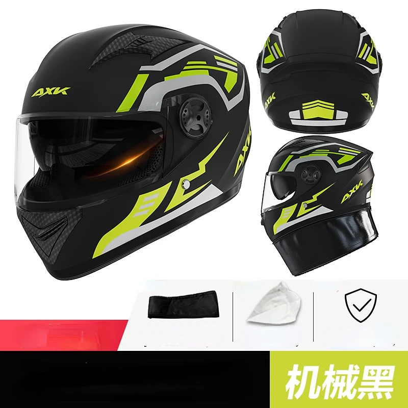 

Motocross helmet Racing Helmets Unisex Racing Helmets axk577 Motorcycle Helmet Full Face Double Visor Sports helmet