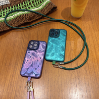 Crossbody Necklace Shoulder Strap Phone Case For OnePlus 10T 13 13R 12R 11R 10R Ace 5 Pro 5G Nord CE 3 Lite 4 Feather Cover
