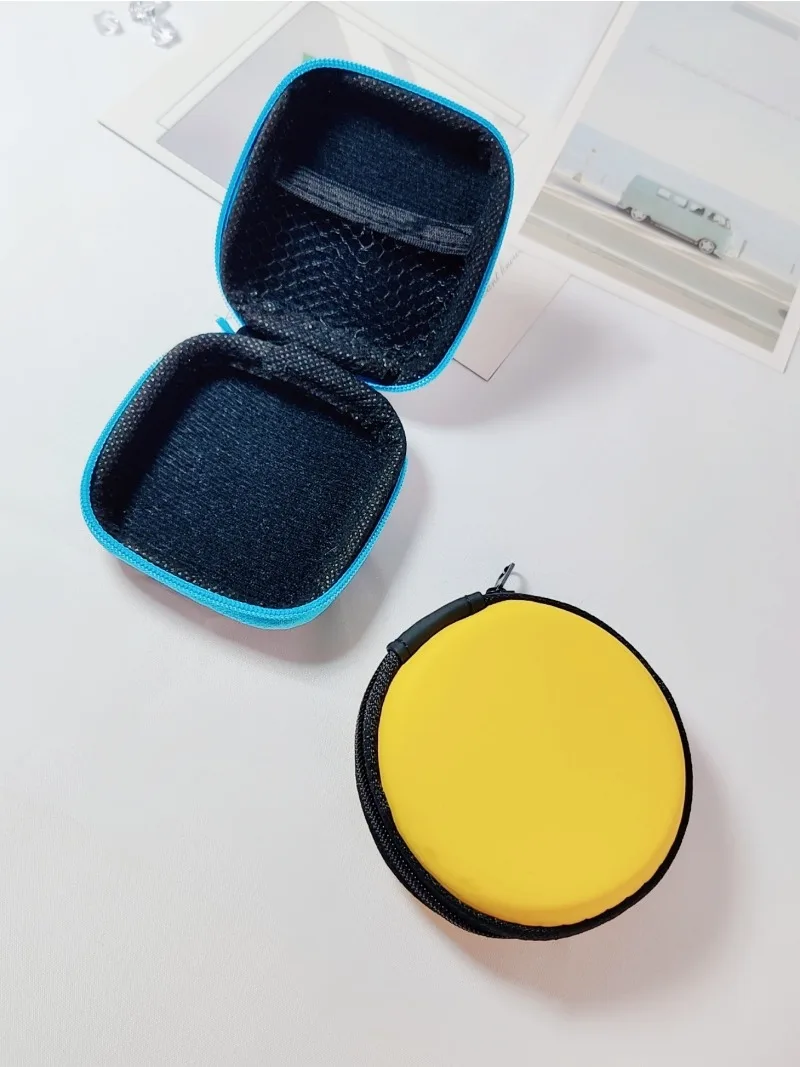 Mini Kopfhörer Schutzhülle Tasche Box Harte EVA Fall Digitale Ladegerät Kopfhörer Lagerung Tasche USB Daten Kabel Organizer Tragetasche – Detail 4