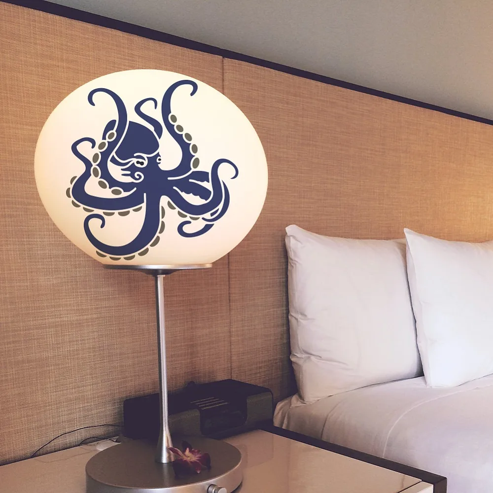 9pcs Sea Ocean Creatures Stencils 7.8×7.8inch/20×20cm Ocean Animal Painting Stencils with Paint Brush Summer Seahorse Jellyfish