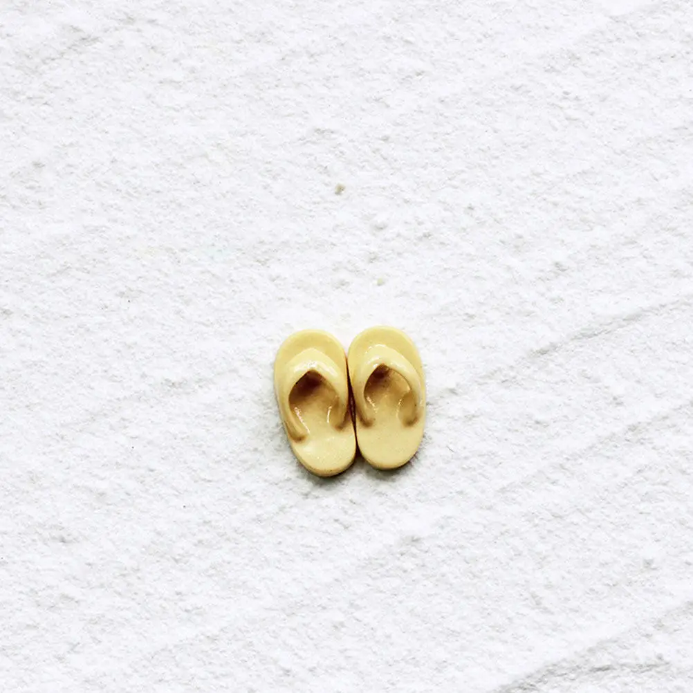 

Набор из 5 миниатюрных тапочек: коллекция, декоративные элементы для сцен, обувь для кукольного домика, высокая износостойкость