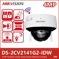 Hikvision 4MP Wifi Dome IP Camera DS-2CV2141G2-IDW Outdoor Two-way Audio Wireless 2K Security CCTV Night Vision Motion Detection