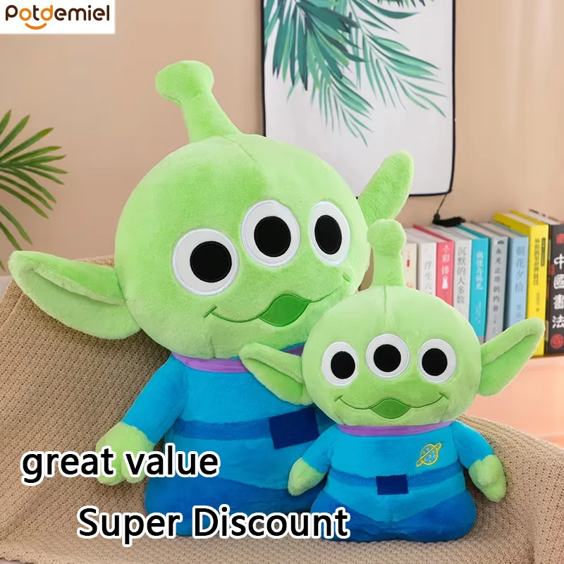 

35cm Three Eyed Monster Plush Dolls Cartoon Anime Comfort Soft Stuffed Hug Pillow Plush Toys Cute Christmas Child Birthday Gifts