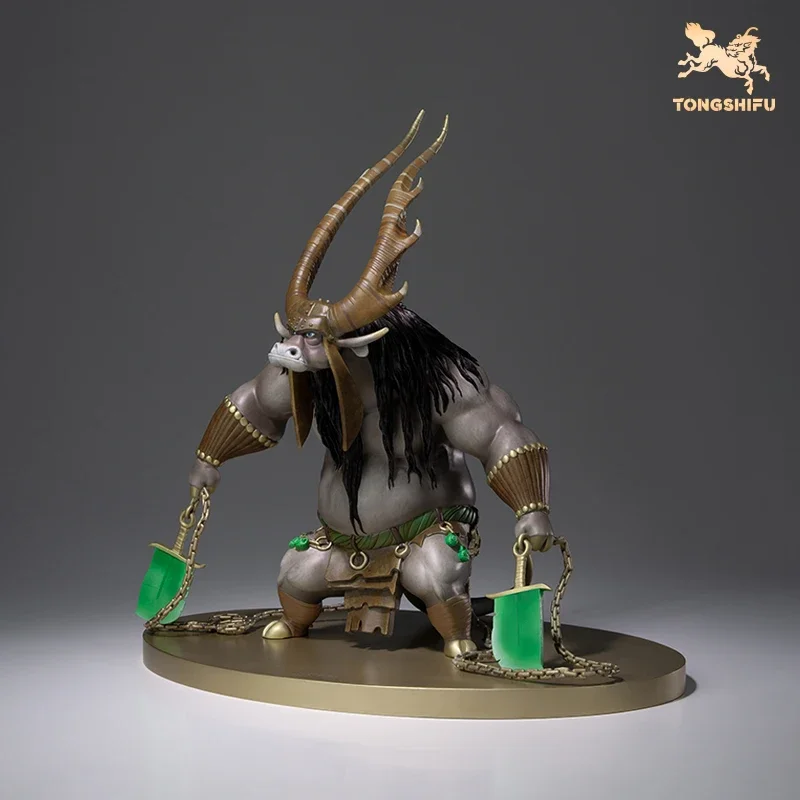 Copper Craft Chinese Cartoon Film Kung Fu Panda Animal Figurines The Demon King Sculptures Ornament Desktop Decor Art Collection