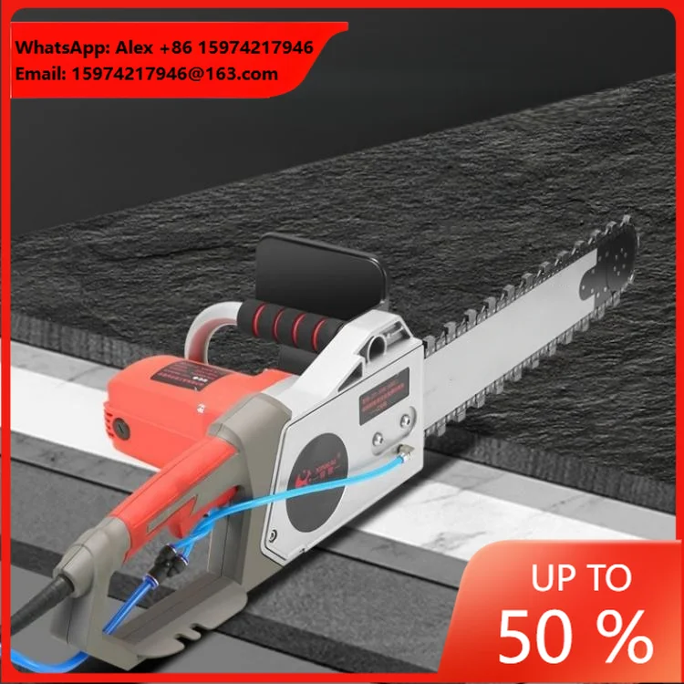Concrete Chainsaw With Diamond Chainsaw Handheld Reinforced Concrete Cutting Chainsaw Machine Concrete Chain Saw Cutter