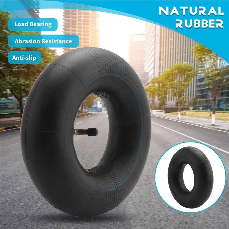 2 قطعة 4.10/3.50-4 بوصة إطار الأنبوب الداخلي لشاحنة اليد، عربة اليد، جزازة العشب، أنبوب بديل 4.10-4 مع المخل