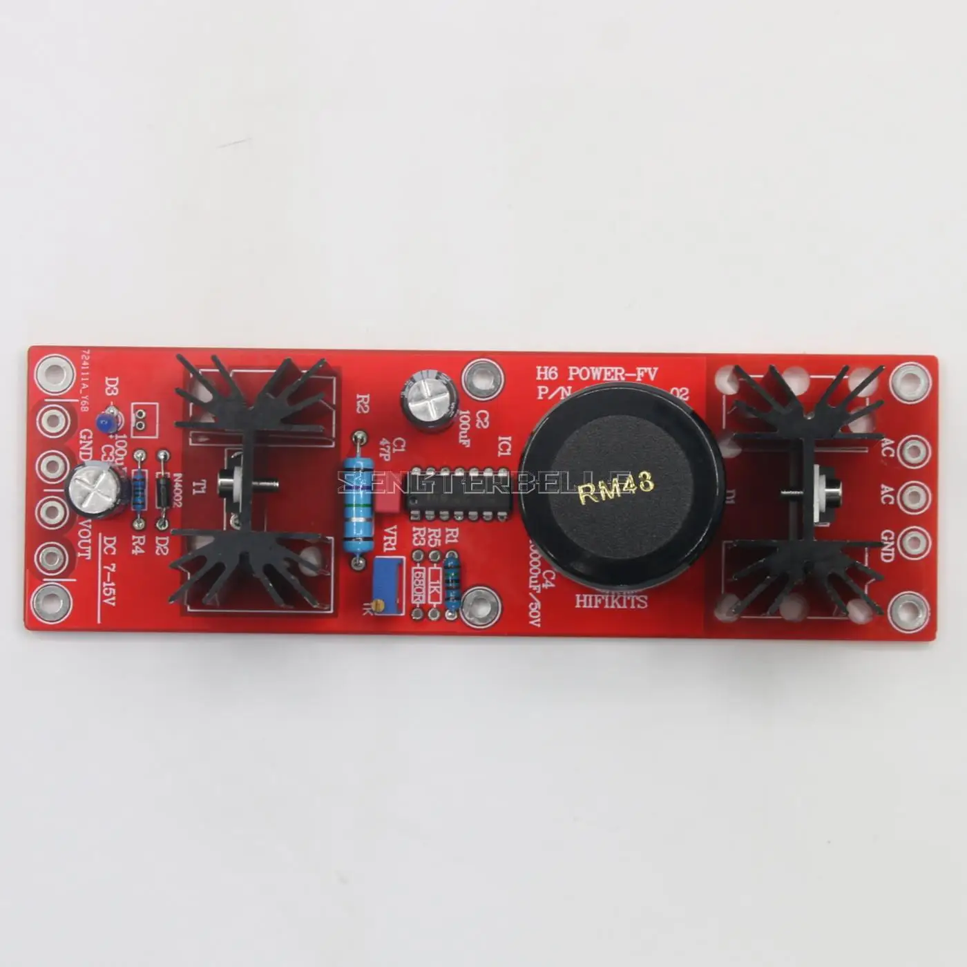 H6 Filament Rectification Voltage Stabilization Power Supply Board Output DC6.3V to DC12.6V For Tube Preamp L3/M3 Phono Amp