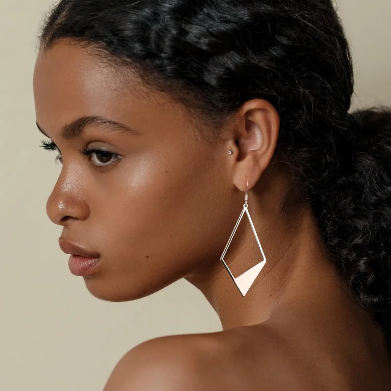 14K Gold-Plated Geo… - image