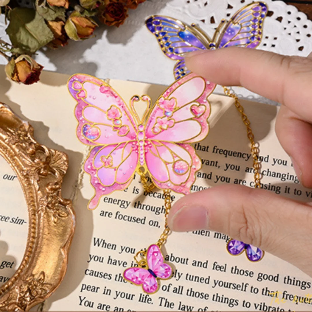 

Закладка с кисточкой, высококачественная полая металлическая закладка, закладка-бабочка, антиоксидантная закладка для студентов, подарков учителям