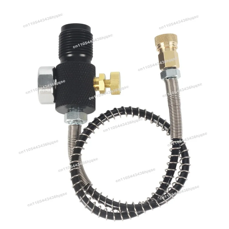 Adapter Oxygen Cylinder Air Guide Adapter Large Bottle To Small Bottle Universal G5/8 8mm Quick Connection