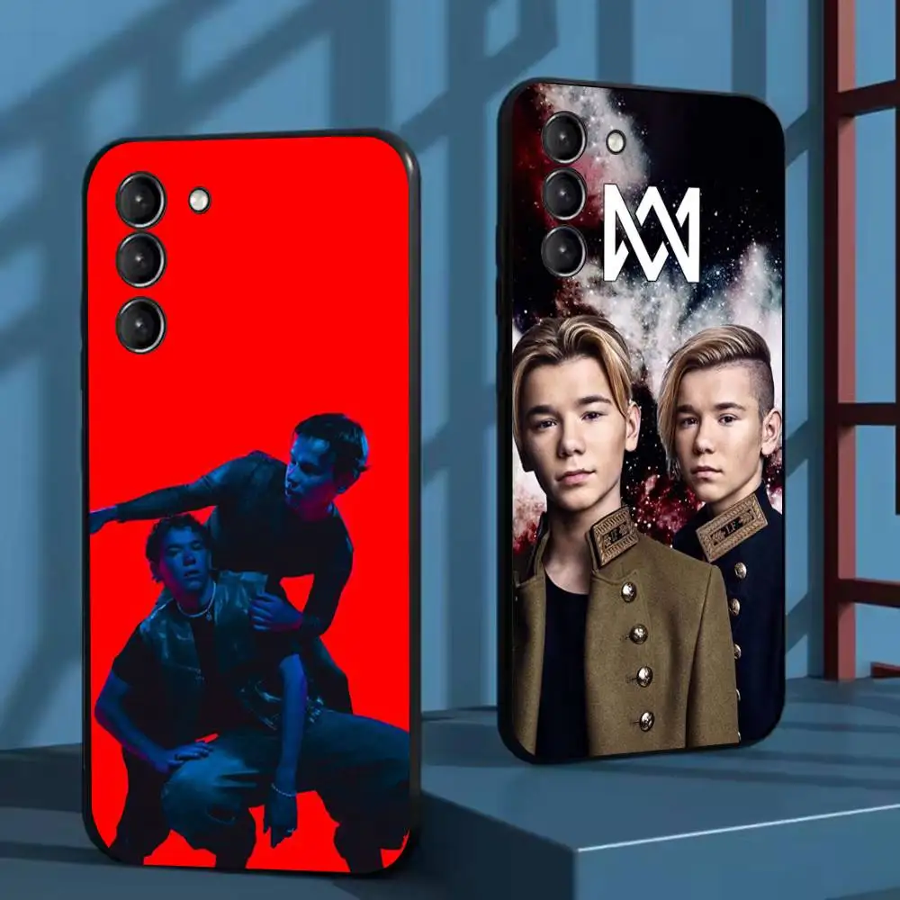 

M-Marcus and M-Martinus Phone Case For Samsung Galaxy A 91,80,73,72,71,53,52,51,22,5G Shockproof Soft Black Cover