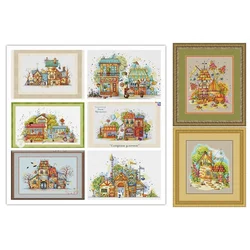 7759 Cross Stitch Sets Cross Stitch Paintings 14ct 18ct Stich Cross Stitch Kit Embroidery Needle Arts & Craft Complete Kit Hobby