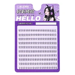 Bottom lash extenstions individual Natural Lower Segmented Eyelashes Wispy Volume Long Lower false Eyelashes supplies
