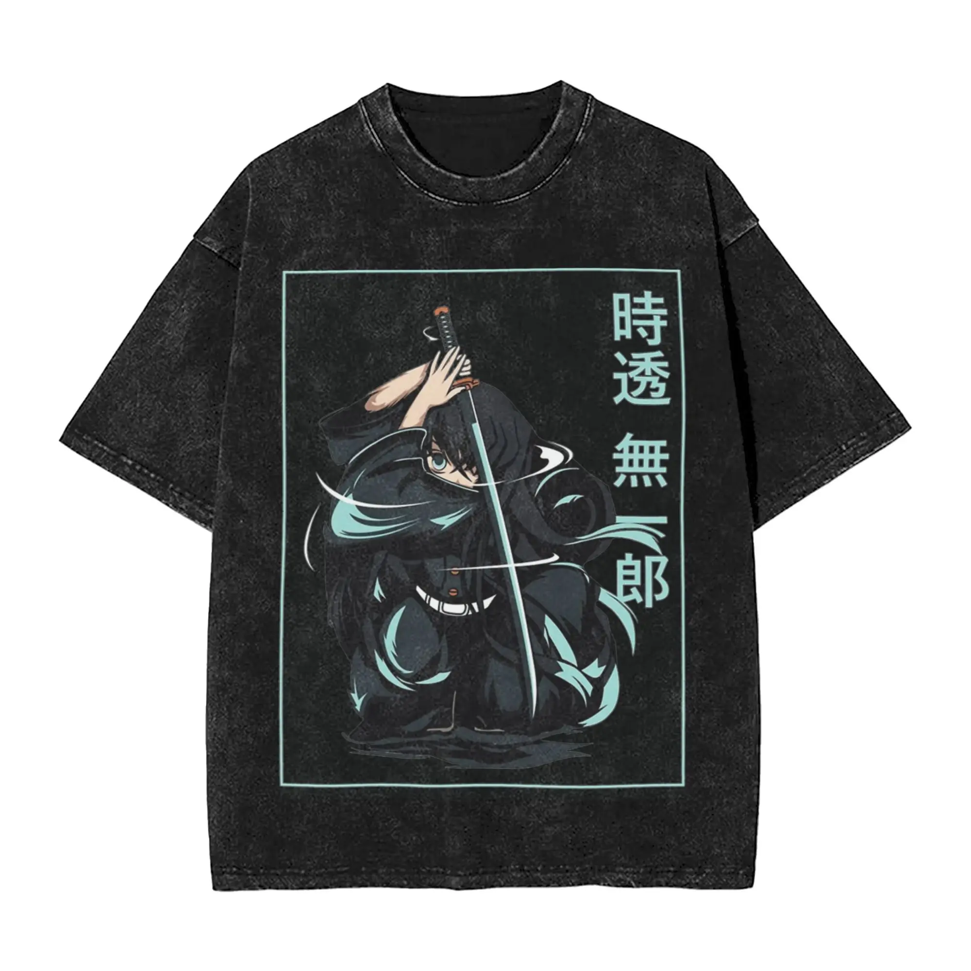 

Muichiro Tokito T-Shirt Beach Gothic Y2K Fun T-Shirts Casual Novelty Tee Shirt for Mens Short Sleeve Pattern Top Tees
