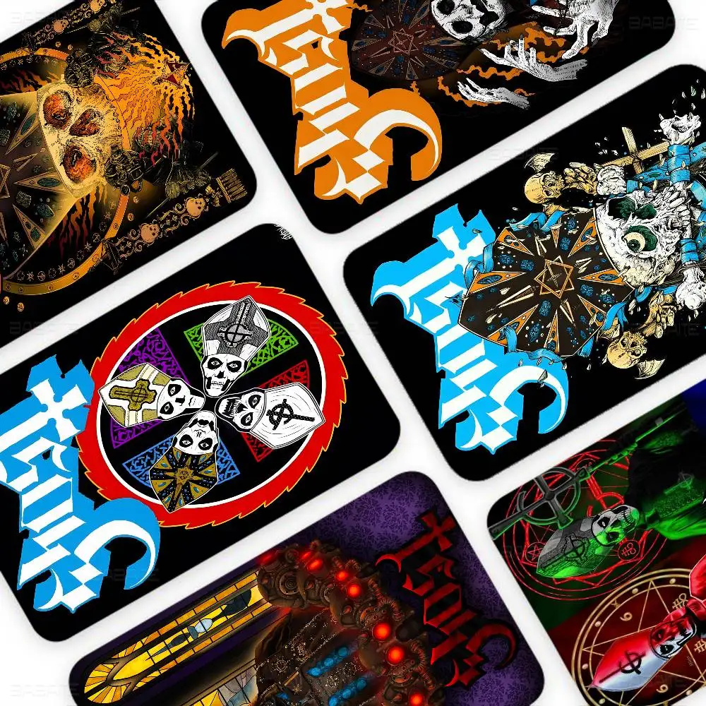 

Ghost Heavy Metal Band Credit Card Skin Stickers No Adhesive Residue Water Proof For VISA Credit Card Subway Access Card