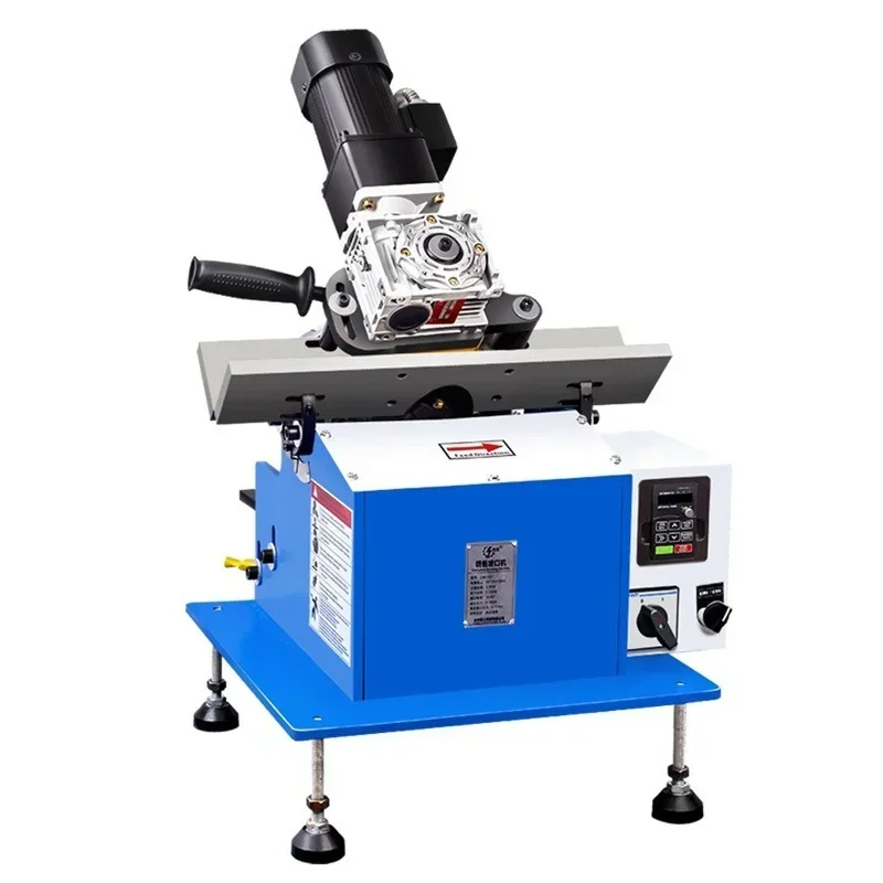 New automatic walking electric small plate stainless steel edge milling machine with walking style