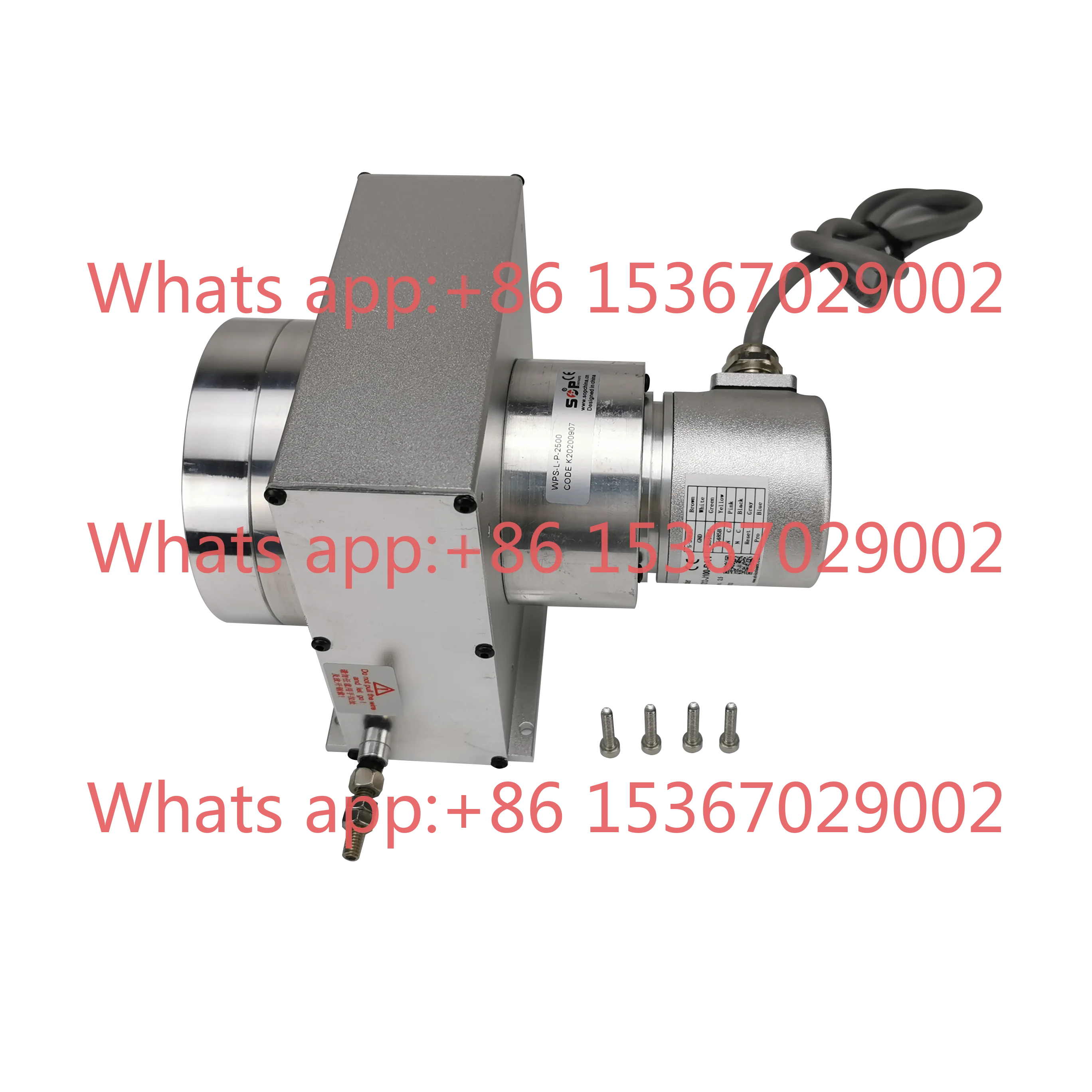 2500mm Absolute Encoder Rs485 16bit Draw Wire Displacement Position Sensor