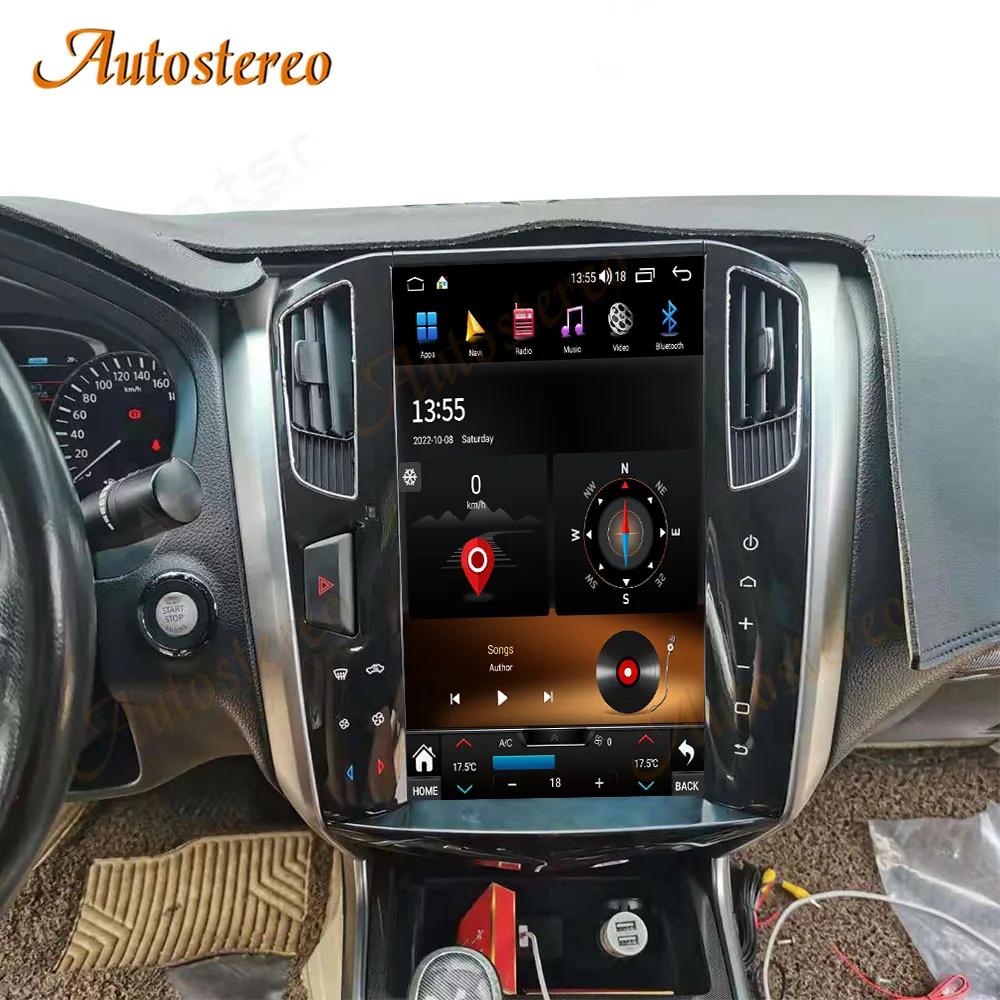 

13,6 автомобильный радиоприемник для Nissan Teana 2012-2018 Carplay Android автомобильный радиоприемник стереоприемник авторадио мультимедийный плеер GPS-навигация