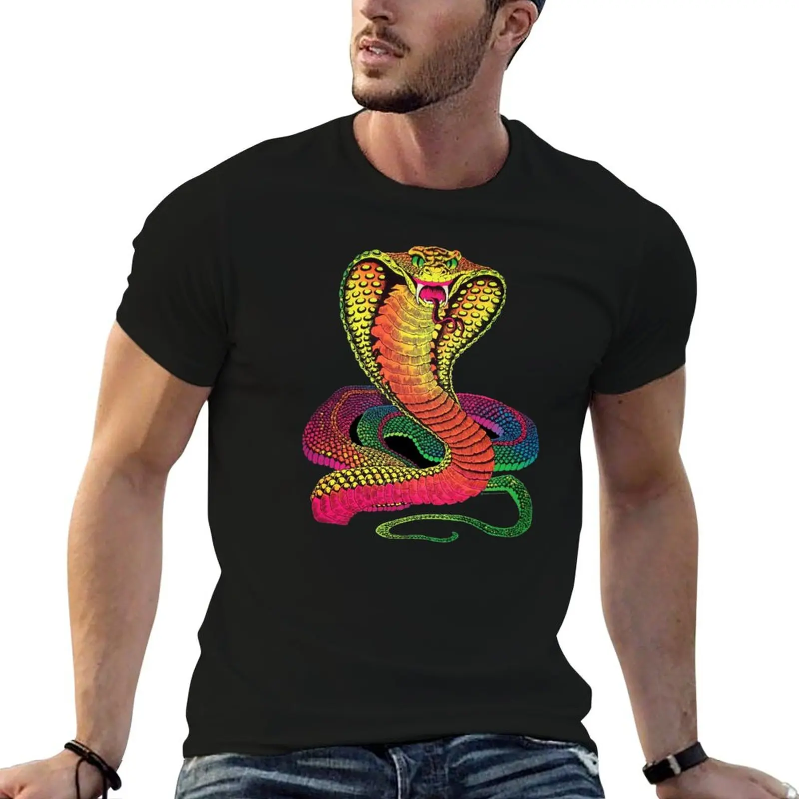 

T-Shirt graphic tees for Cobra Light Black pack man shirts shirts man t for t cotton