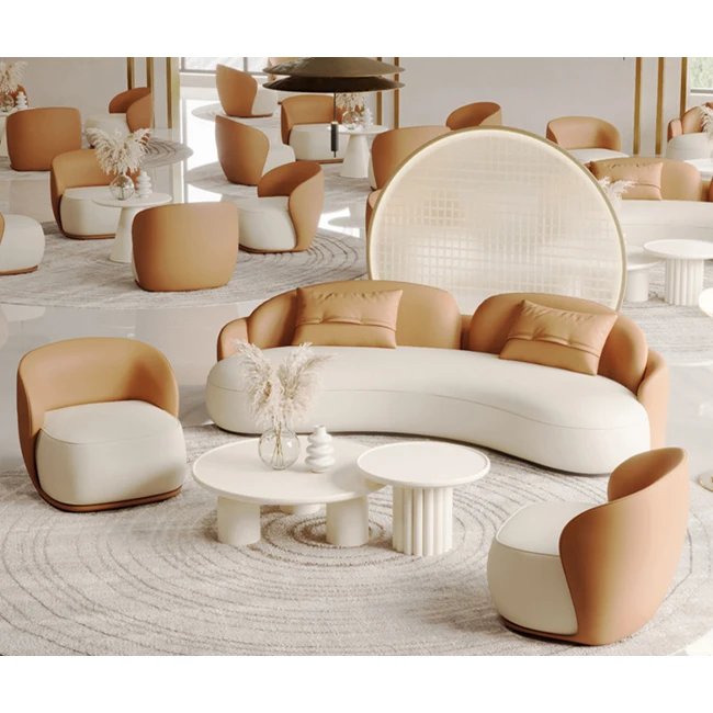 الحديثة الشمال وحدات أريكة مجموعة أزياء عارضة التلفزيون غرفة المعيشة أريكة مكتب مزدوج