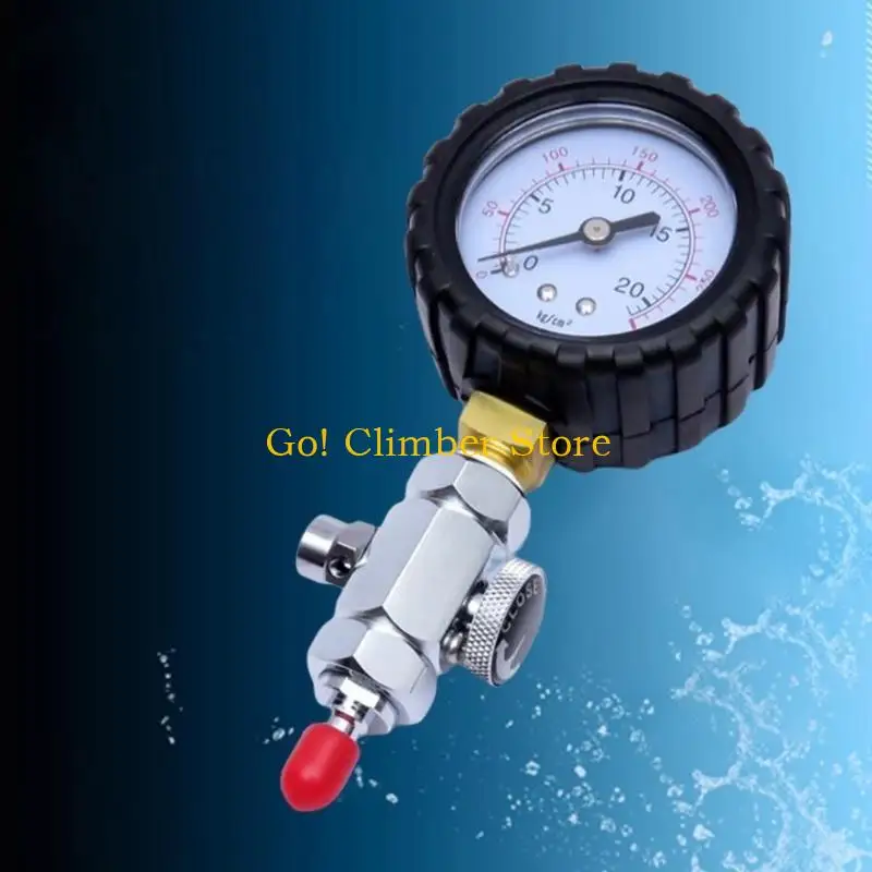 Q84C Diving Tanks Pressure Checker Accurate Pressure Gauge Diving Pressure Gauge