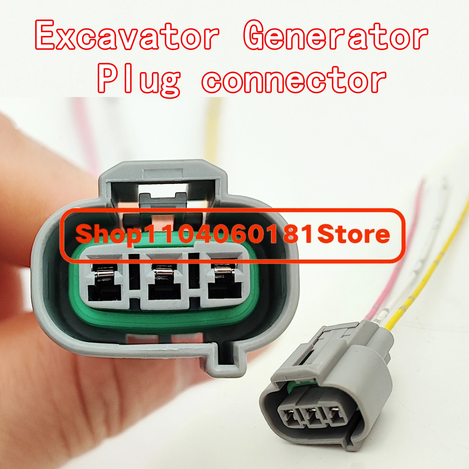 

3-контактный 12 мм PK296-03127 автомобильный распределительный вал двигателя, вилка катушки зажигания, водонепроницаемый разъем датчика, провод