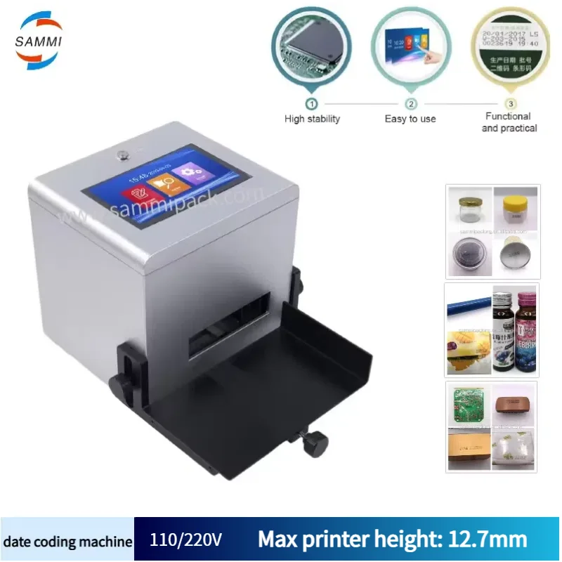 Handle Expiry Date Inkjet Code Printing Machine Coding Machine Promotion Hand Held Inkjet Coder For Packaging/Glass/Bottle Print