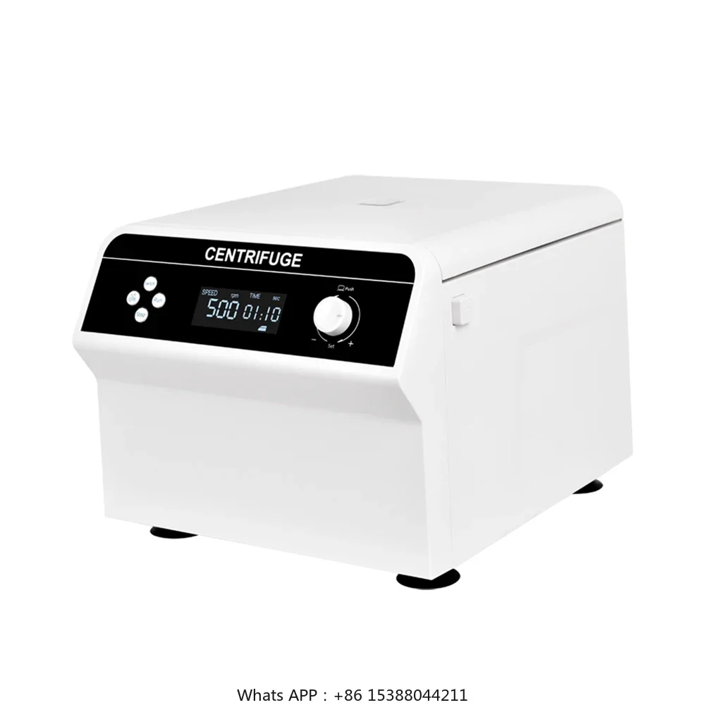 New Design High Capacity Rotor Low Speed Benchtop Centrifuge for Laboratory Sample Separation