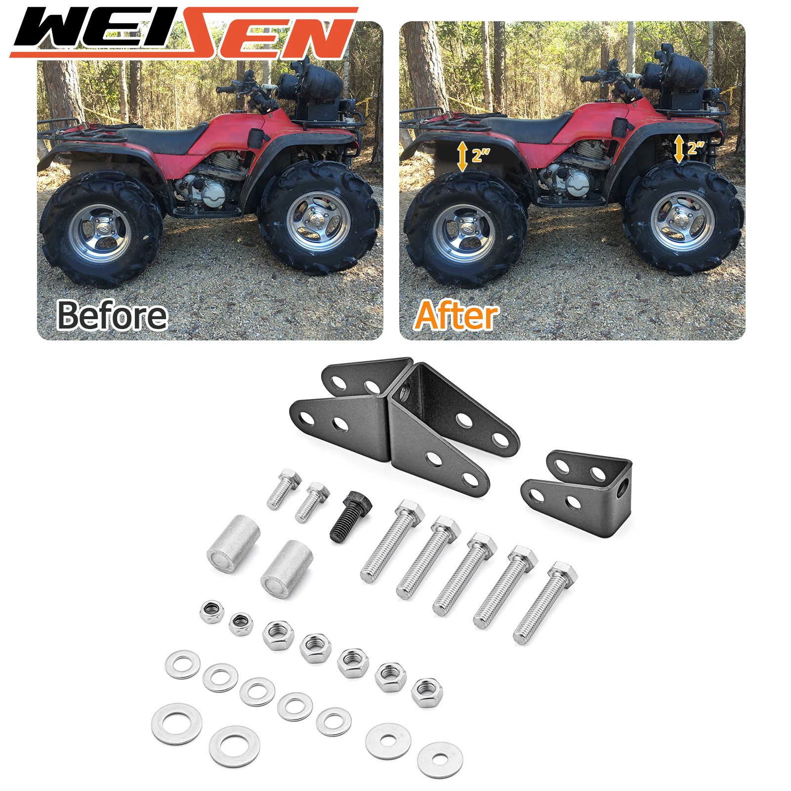 For 1993-2000 Honda TRX300 FourTrax ATV 2