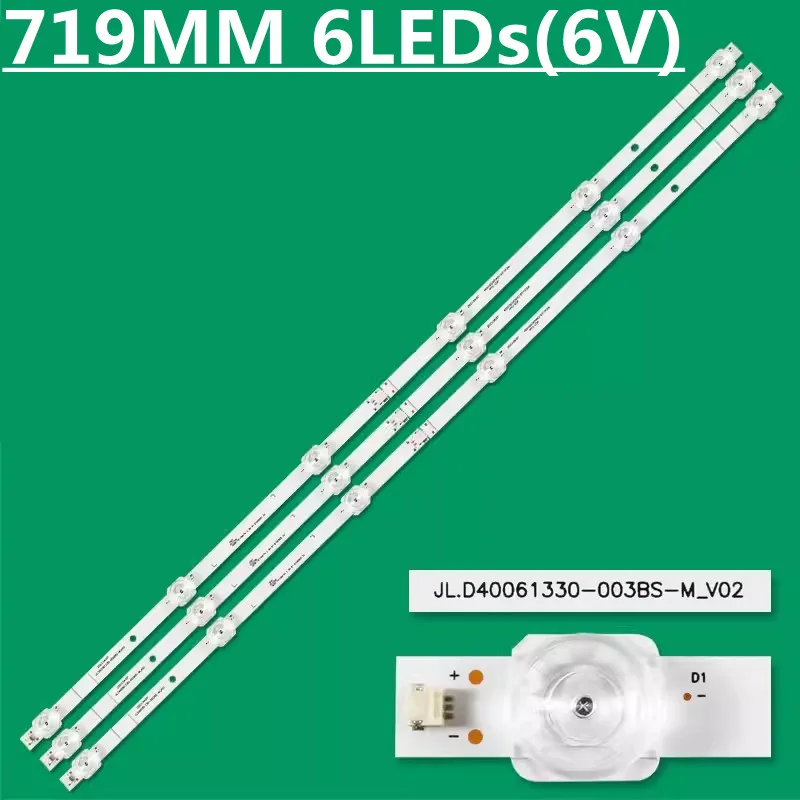 

New LED Strip For 40H4030 40H4030F1 40H4009 40H5500F 40H5590F CRH-BX40C130300603913REV1.0 JHD396V1F01 JL.D40061330-003BS-M_V02