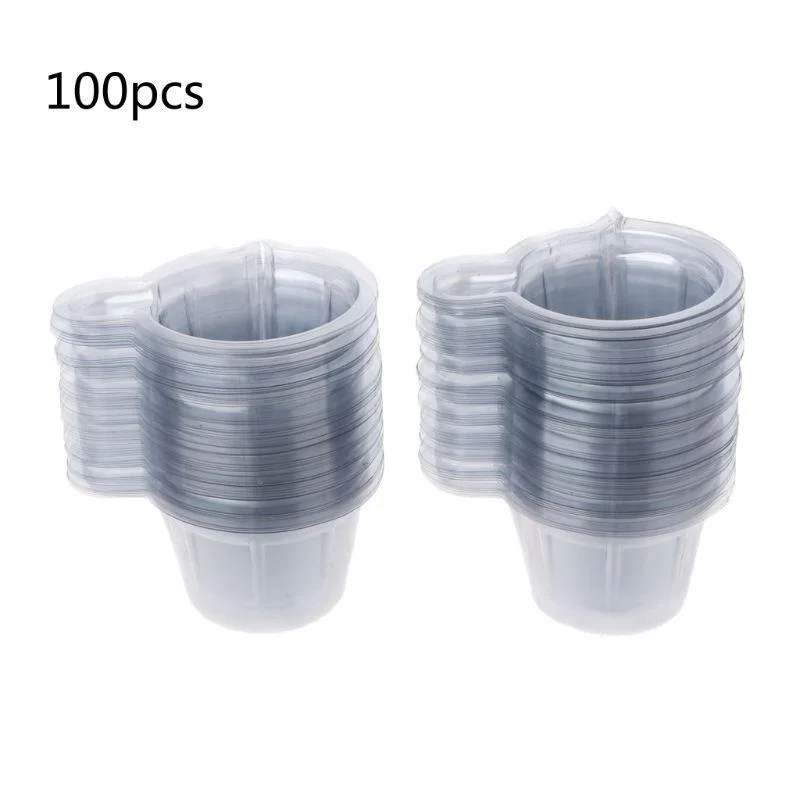 50/100Pcs 40ML Plastic Disposable Cups Dispenser Silicone Resin Mold Kit for DIY Epoxy Resin Jewelry Making Tools Accessories