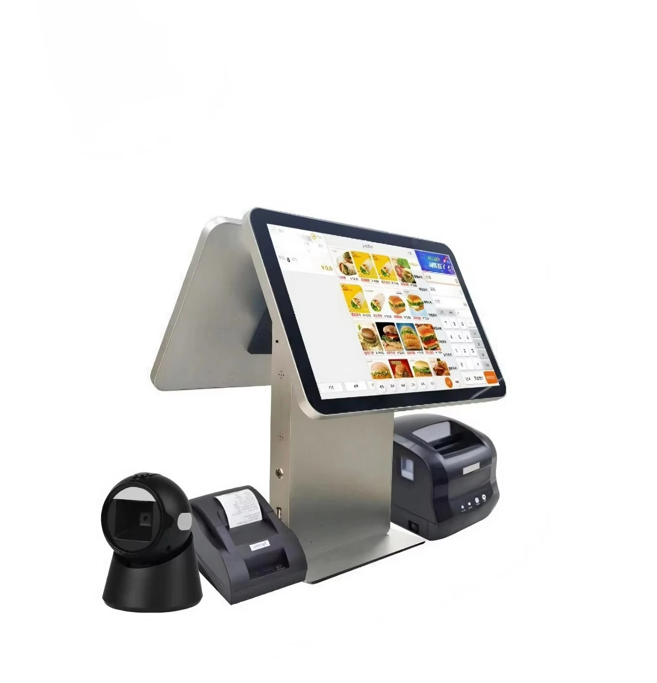 Sentra SK05 15.6-inch Touch Screen POS System, With Bluetooth/Wi-Fi, Suitable For Restaurant Ordering And Cash Register Machines