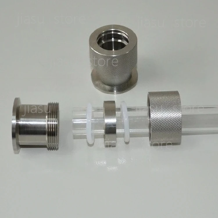 

Stainless Steel Quartz Pipe Joint KF16 KF25 Flange Connection Quartz Pipe Joint
