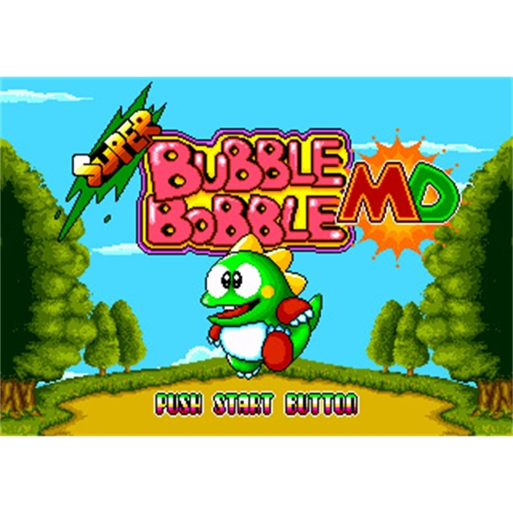 Super Bubble Bobble Region Free 16Bit MD Game Card For Sega Mega Drive For Genesis