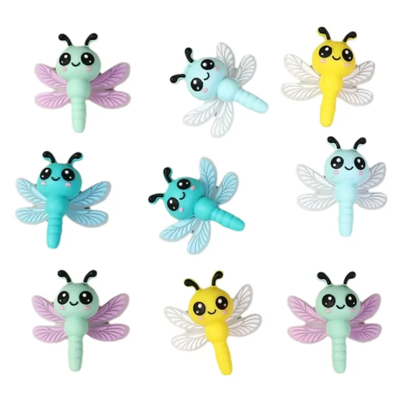 20Pcs New 3D Silicone Beads Food Grade Focal Silicone Beads For Jewelry Making pacifier chain DIY Pen KeyChain Accessories