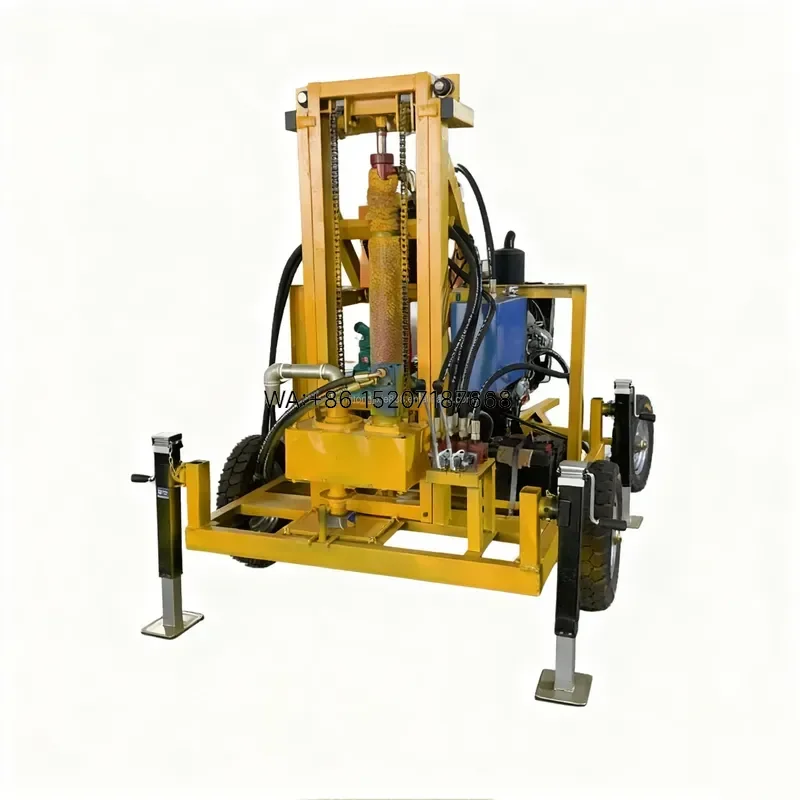 Wmwmnu for Performance Well Powered Water Drill Efficient 300m Deep Borehole Drilling Rig High Torque Gear Bearing