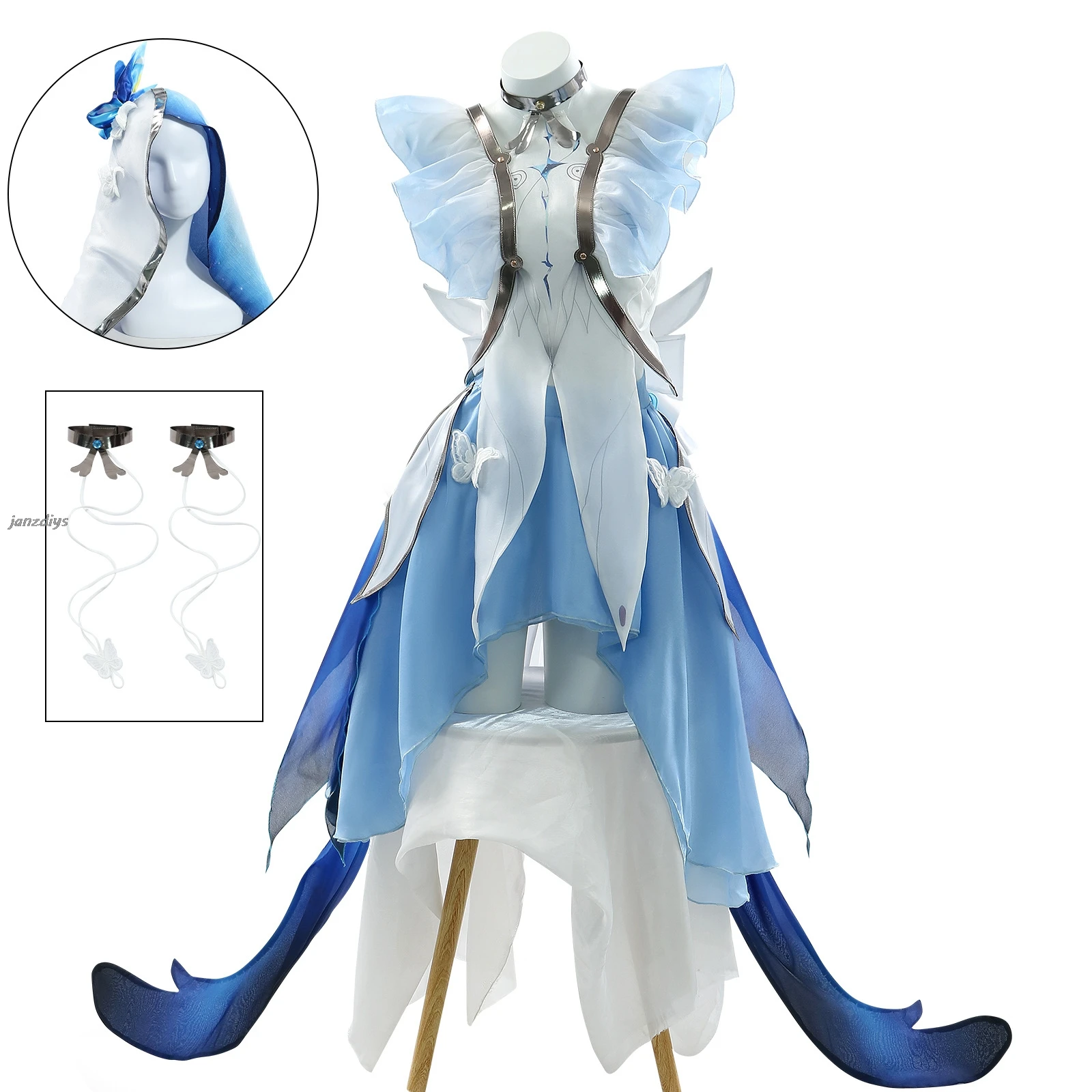 The Shorekeeper Cosplay Wuthering Waves Costume Lovely Dress Uniform Women Game Suit  Halloween Party Outfit Role Play