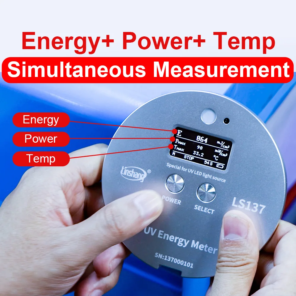 Uv Energy Meter Radiometer UVA LED Light Sources LS137 Measure Energy, Power and Temperature Ultra-small Size High Precision