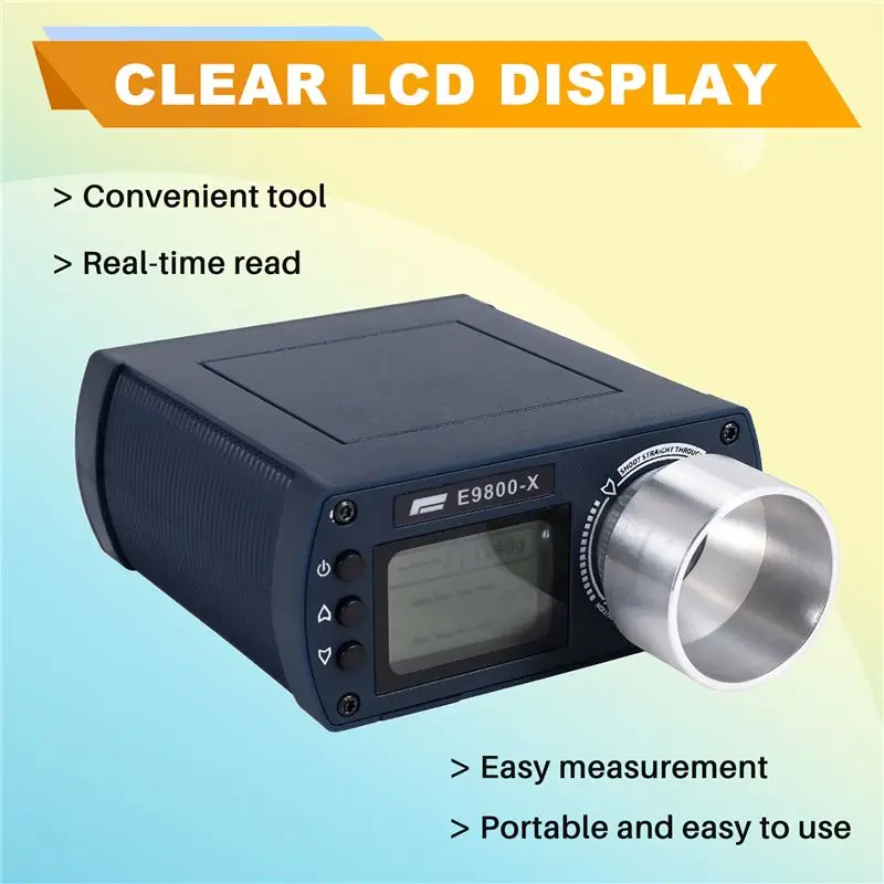 LLCS-E9800-X Speed Tester Lcd Screen Chronograph FPS High-Power For Hunting Chronoscope Speed Tester