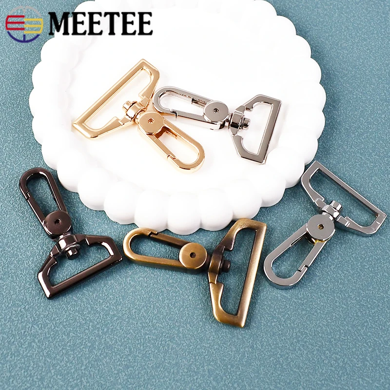

2/5Pcs Meetee 38mm Metal Lobster Buckle Bag Strap Swivel Snap Hook Trigger Clip Carabiner Pet Collar Clasp Hardware Accessories